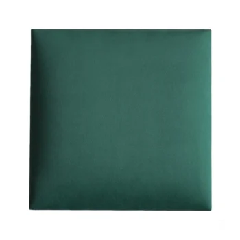 Čalouněný panel čtverec - Smaragdově Zelená